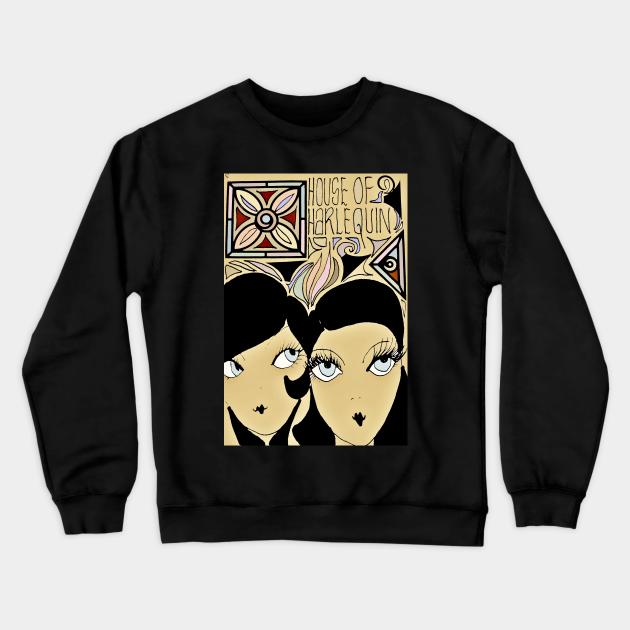 house harlequin dollies Crewneck Sweatshirt by jacquline8689